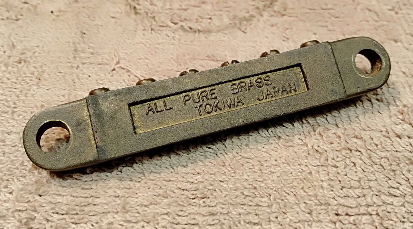 Tokiwa brass T-O-M bridge. 2nd hand