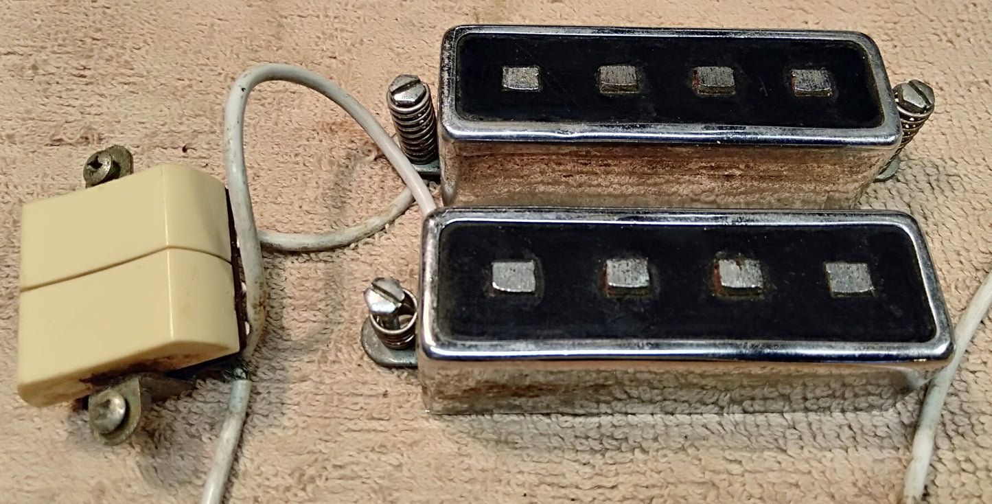Teisco bass pickups and switch. 2nd hand