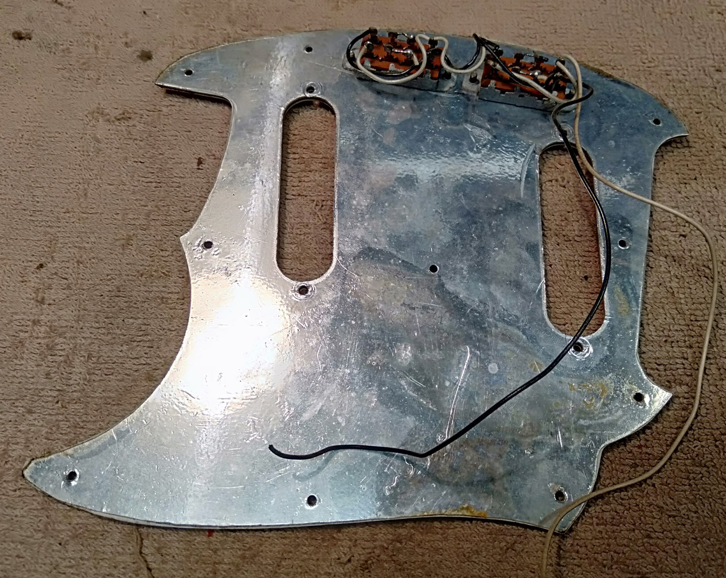 Fender Mustang scratchplate. 2nd hand