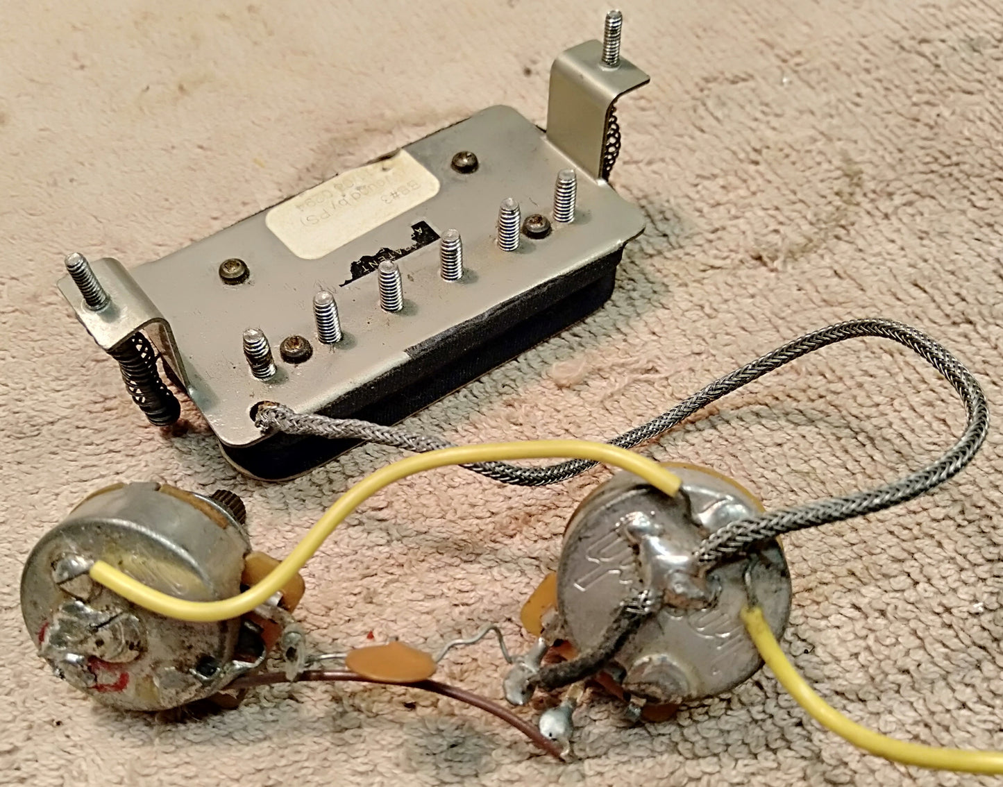 Gibson pickup and wiring. 2nd hand