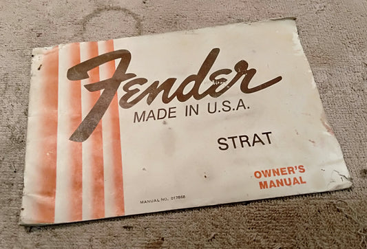 Fender Strat handbook. 2nd hand